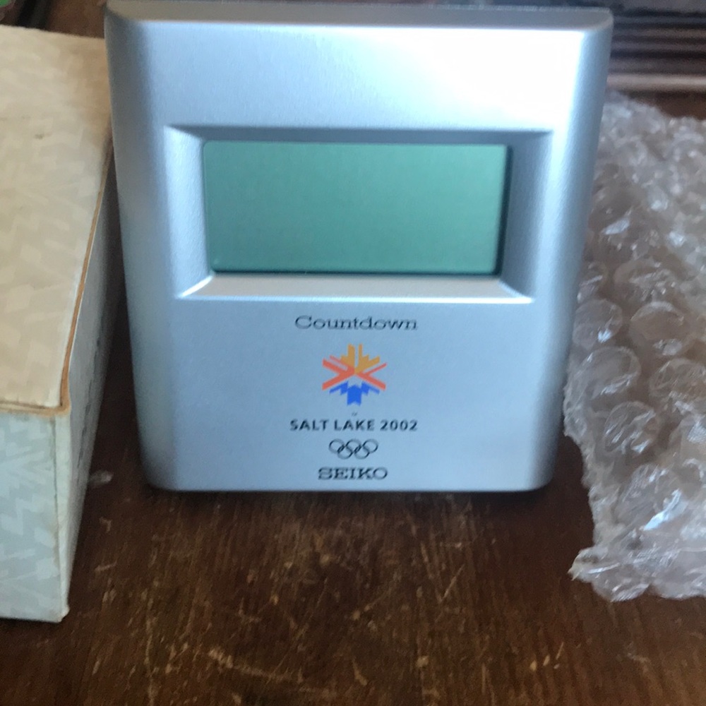 Collectible Salt Lake Olympic clock